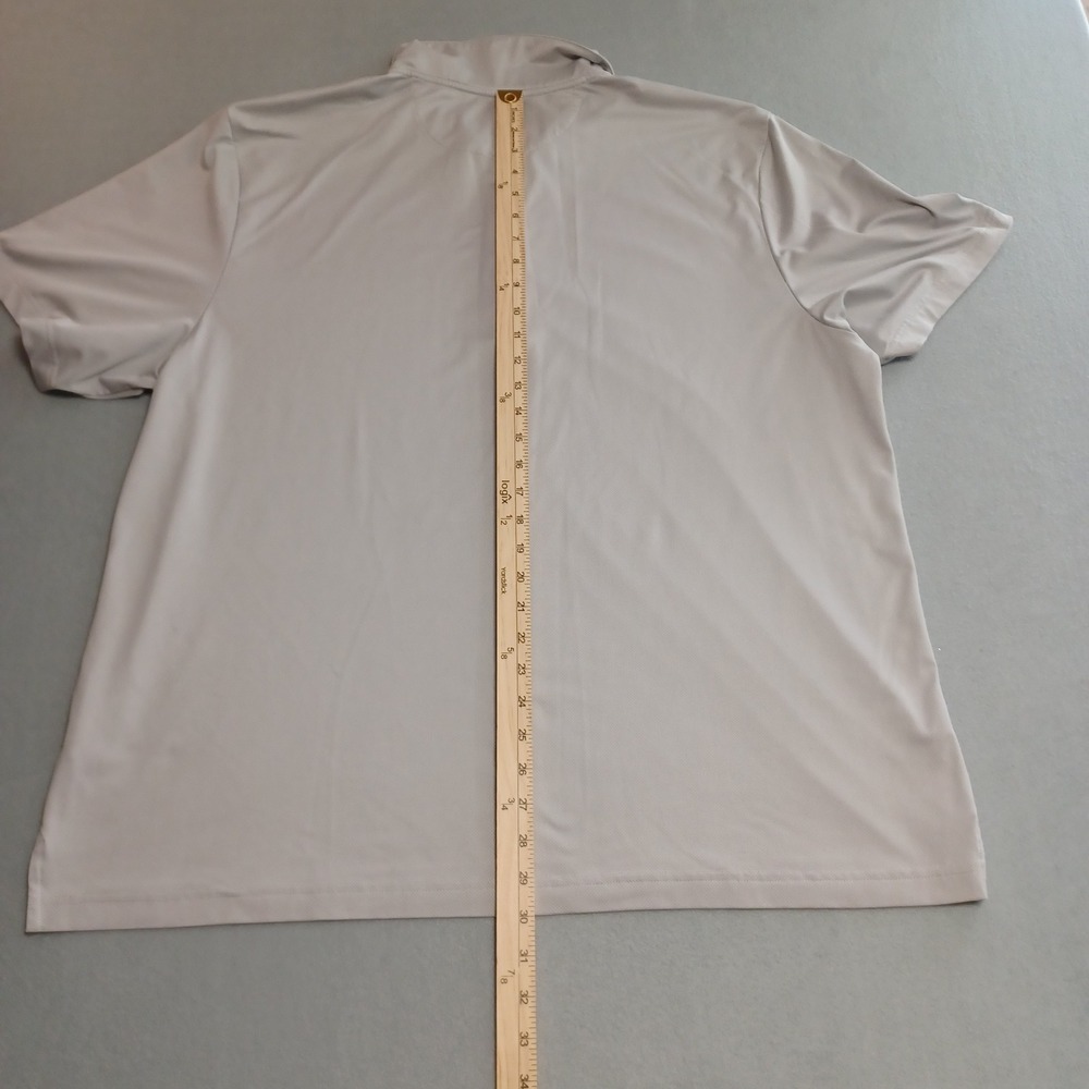 Kirkland Signature Mens XXL Gray Performance Golf Polo Shirt 7771234 SS2021 - Picture 4 of 10